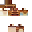 Minecraft skin texture, 64x64 pixels