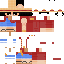 Minecraft skin texture, 64x64 pixels