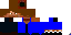 Minecraft skin texture, 64x32 legacy pixels