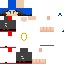 Minecraft skin texture, 64x64 pixels