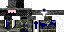 Minecraft skin texture, 64x32 legacy pixels