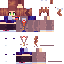 Minecraft skin texture, 64x64 pixels