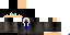 Minecraft skin texture, 64x32 legacy pixels