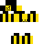 Minecraft skin texture, 64x64 pixels