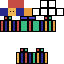 Minecraft skin texture, 64x64 pixels