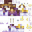 Minecraft skin texture, 64x64 pixels