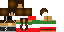 Minecraft skin texture, 64x32 legacy pixels