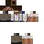 Minecraft skin texture, 64x64 pixels