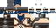 Minecraft skin texture, 64x32 legacy pixels
