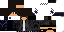 Minecraft skin texture, 64x32 legacy pixels
