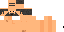 Minecraft skin texture, 64x32 legacy pixels