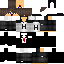 Minecraft skin texture, 64x64 pixels