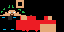 Minecraft skin texture, 64x32 legacy pixels