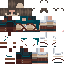 Minecraft skin texture, 64x64 pixels