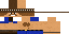 Minecraft skin texture, 64x32 legacy pixels
