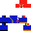 Minecraft skin texture, 64x64 pixels