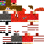Minecraft skin texture, 64x64 pixels