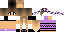 Minecraft skin texture, 64x32 legacy pixels