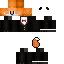Minecraft skin texture, 64x64 pixels