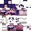Minecraft skin texture, 64x64 pixels