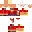 Minecraft skin texture, 64x64 pixels