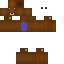 Minecraft skin texture, 64x64 pixels