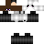 Minecraft skin texture, 64x64 pixels