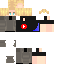 Minecraft skin texture, 64x64 pixels