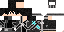 Minecraft skin texture, 64x32 legacy pixels