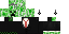 Minecraft skin texture, 64x32 legacy pixels