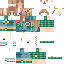 Minecraft skin texture, 64x64 pixels