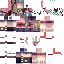Minecraft skin texture, 64x64 pixels