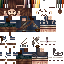 Minecraft skin texture, 64x64 pixels