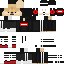 Minecraft skin texture, 64x64 pixels