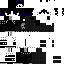 Black Minecraft skin texture, 64x64 pixels