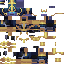 Minecraft skin texture, 64x64 pixels