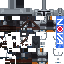 Minecraft skin texture, 64x64 pixels