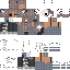 Minecraft skin texture, 64x64 pixels