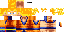 Minecraft skin texture, 64x32 legacy pixels