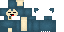 Minecraft skin texture, 64x32 legacy pixels