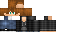 Minecraft skin texture, 64x32 legacy pixels