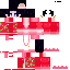 Minecraft skin texture, 64x64 pixels