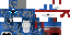 Minecraft skin texture, 64x32 legacy pixels
