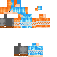 Minecraft skin texture, 64x64 pixels