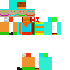 Minecraft skin texture, 64x64 pixels