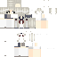 Slim Minecraft skin texture, 64x64 pixels
