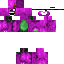 Minecraft skin texture, 64x64 pixels