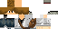 Minecraft skin texture, 64x32 legacy pixels