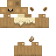 Minecraft skin texture, 64x64 pixels