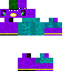 Minecraft skin texture, 64x64 pixels